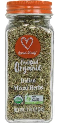 Lovin' Body Organic Italian Mixed Herbs 20g