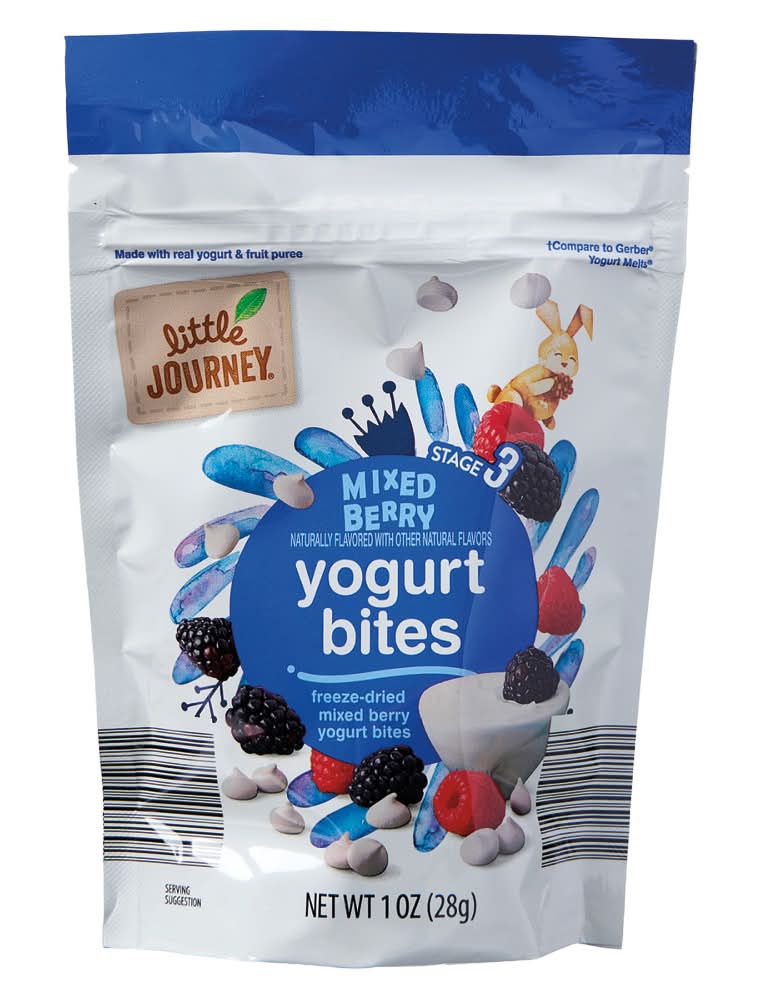 Little Journey Freeze-Dried Yogurt Bites Baby Snack, Mixed Berry, Stage 3 (1 oz)