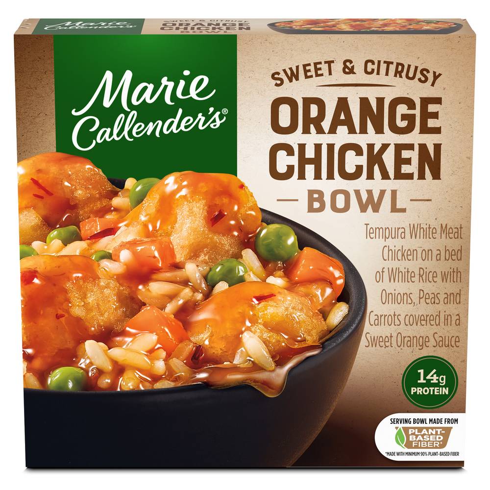 Marie Callender's Sweet & Citrusy Bowl Frozen Meal, Orange - Chicken (11 oz)