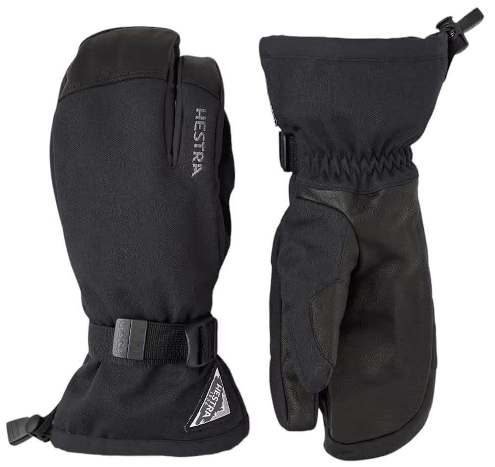 ジ*ノ様 未使用 Hestra Powder Gauntlet 3-finger Hestra Powder Gauntlet 3-finger (black, 9) Delivery Near Me