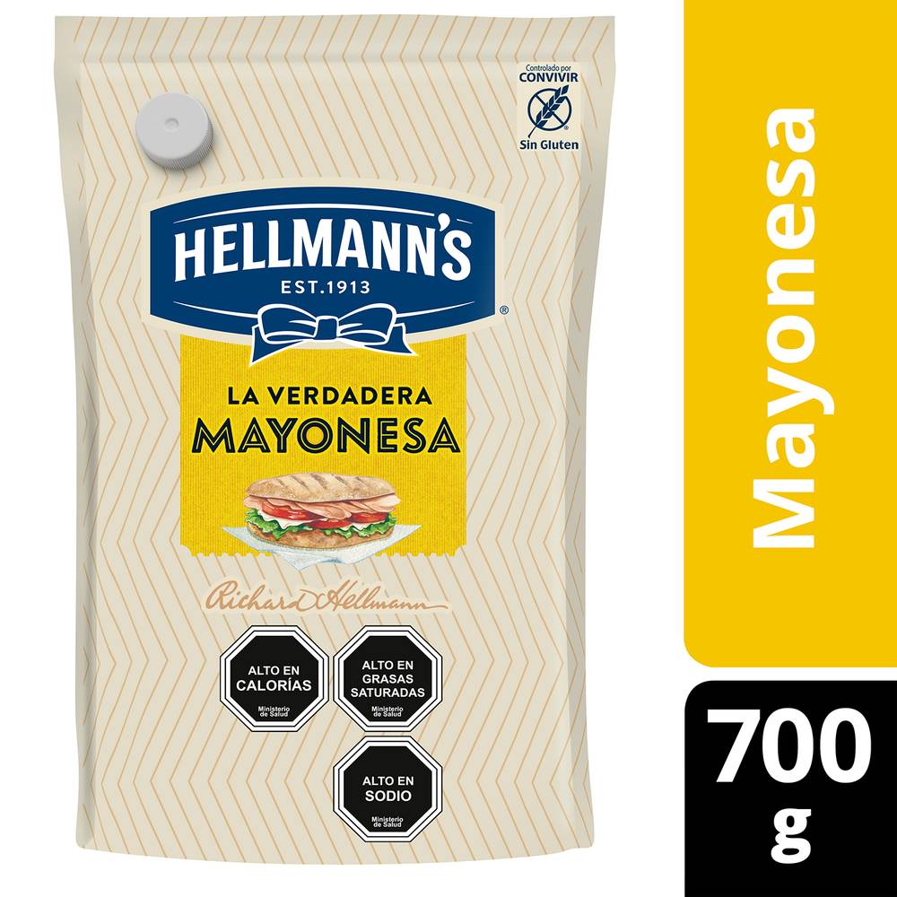 Hellman's · Mayonesa regular (700 g)