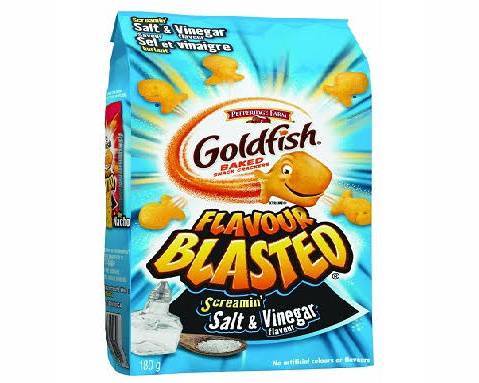 Goldfish Salt & Vinegar Crackers, 180g