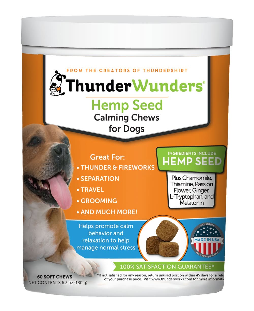 ThunderWunders® Hemp Calming Chews (Size: 60 Count)