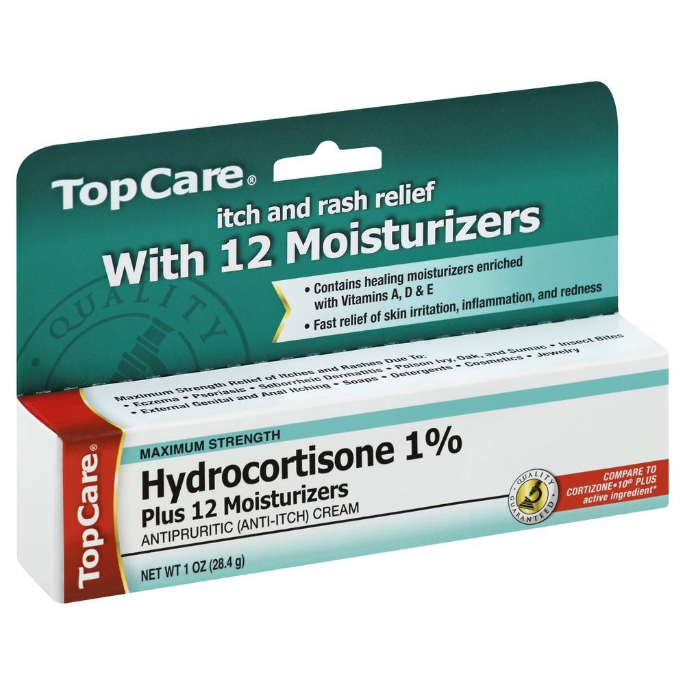 TopCare Hydrocortisone 1% Antipruritic Cream