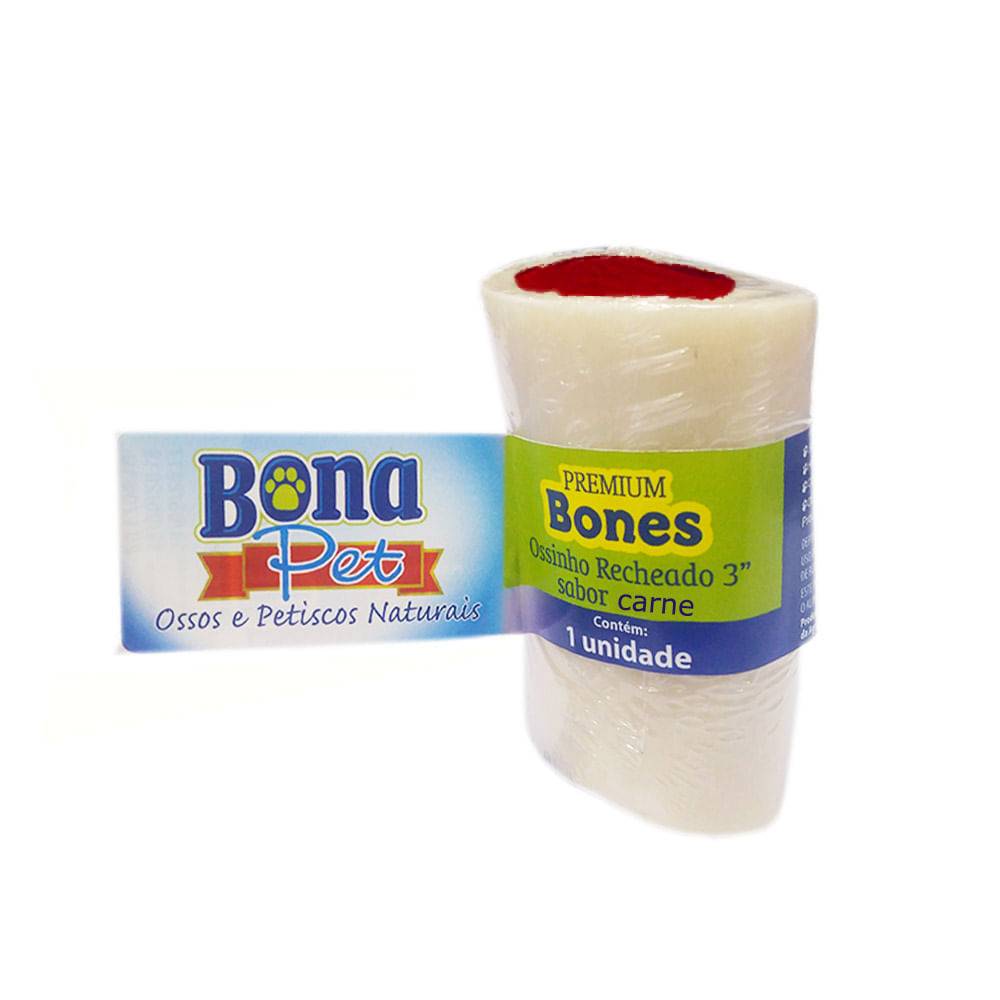 Bona Pet · Ossinho recheado sabor carne (200 g)