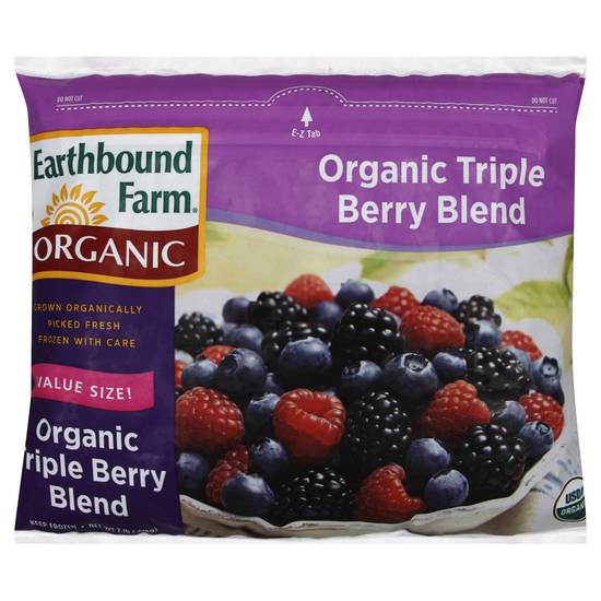 Earthbound Farm Frozen Organic Triple Berry Blend