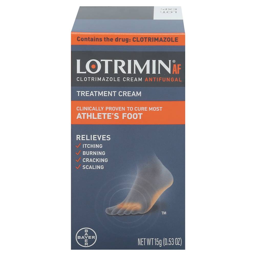 Lotrimin Athlete's Foot Antifungal Treatment Cream (15 g)