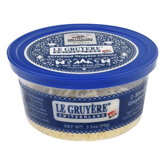 Emmi Le Gruyere Gruyere Shredded Cheese