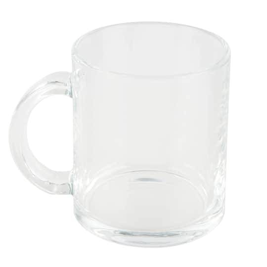 11Oz. Clear Glass Sublimation Mug By Make Market