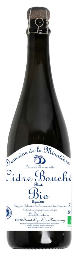 Domaine de la Minotiere - Cidre brut bio (750ml)