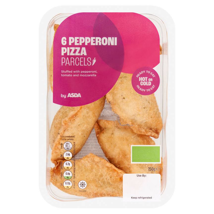 ASDA Pepperoni Pizza Parcels (6 ct)