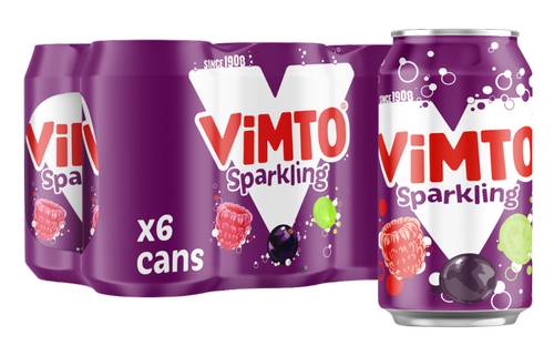 Vimto Sparkling Original, 6 x 330ml