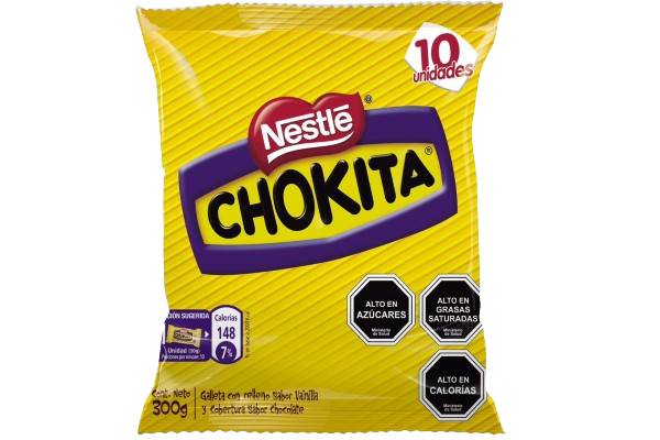 Galletas Bañada Chokita 10un