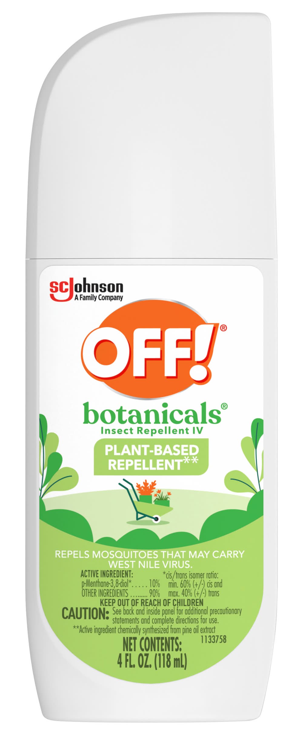 OFF! Botanicals Insect Repellent Iv (4 fl oz)