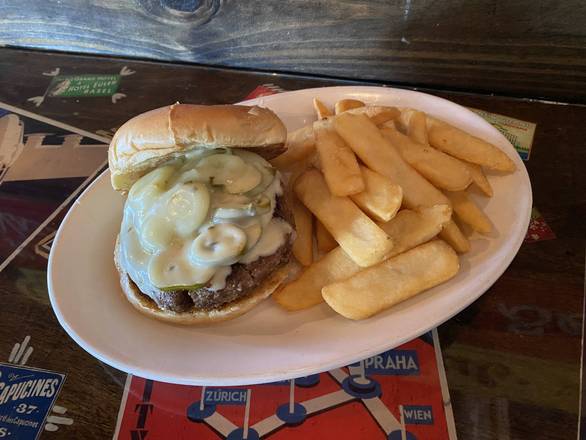 Order Cajun Burger #36 food online from Lindburgers store, Jupiter on bringmethat.com