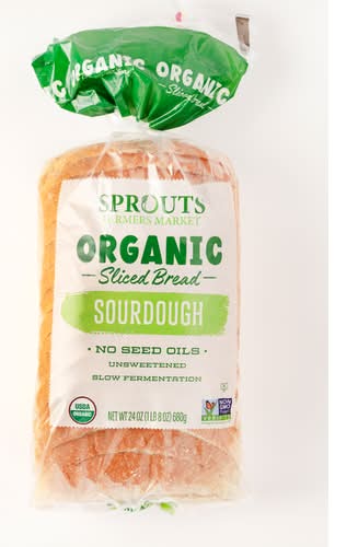 Sprouts Farmers Market Organic Sliced Sourdough Bread