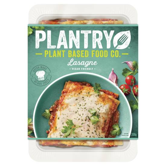 Plantry Frozen Plant Based Meal Lasagna 350g