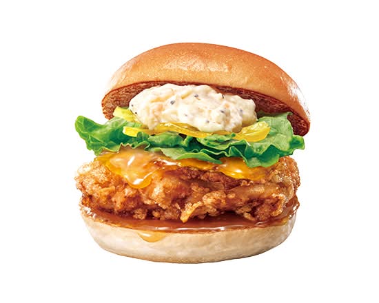 【単品】日向夏タルタルチキンバーガー Hyuganatsu (Japanese Citrus) Tartar Chicken Burger