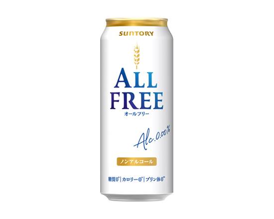 303156：〔ノンアルコール〕サントリー オールフリー 500ML缶 / Suntory All Free (Non‐Alcoholic Beer)
