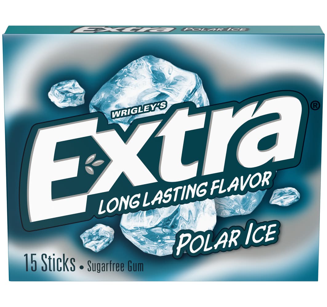 Wrigley'S Extra Sugar Free Polar Ice Chewing Gum 15 Pc 0.11 Oz