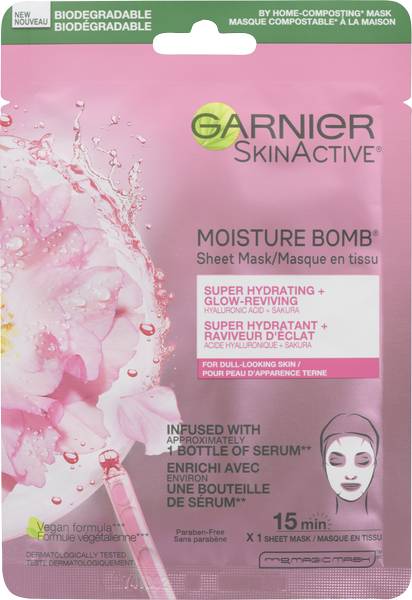 SkinActive Moisture Bomb Super Hydrating Sheet Mask (36.2 g)
