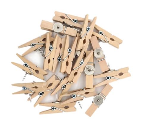 Creatology Wood Push Pin Clips (20 ct)