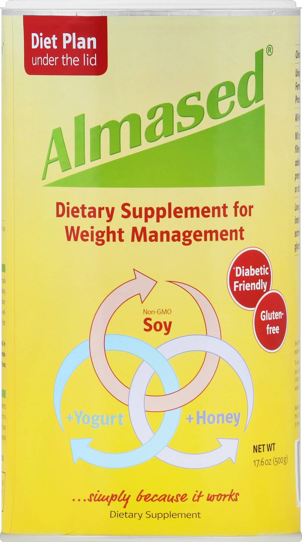 Almased Weight Management Dietary Supplement (1.1 lbs)