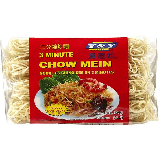 Y&Y · 3-Minute Chow Mein Noodles (454 g)