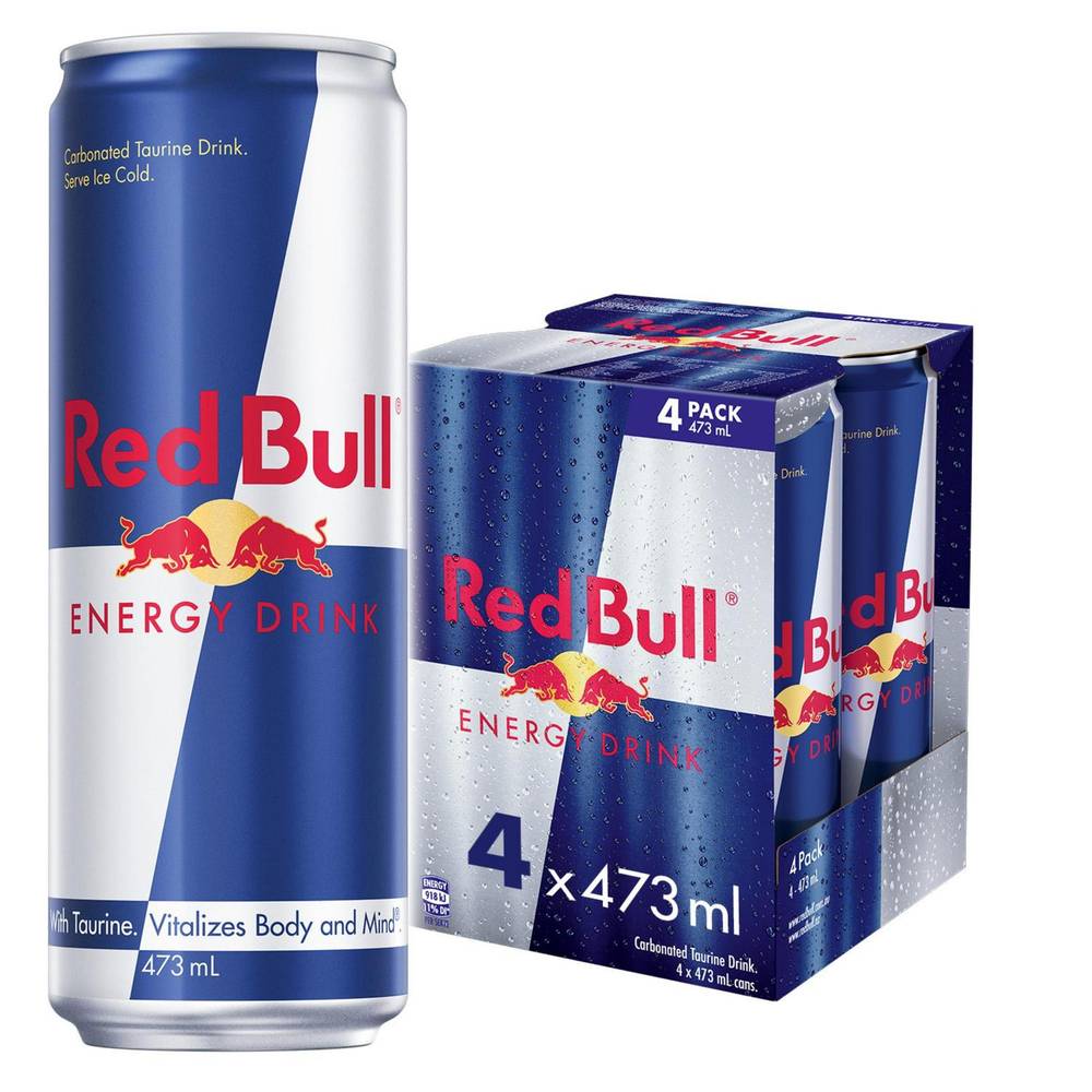 Red Bull Energy Drink (4 x 473mL)
