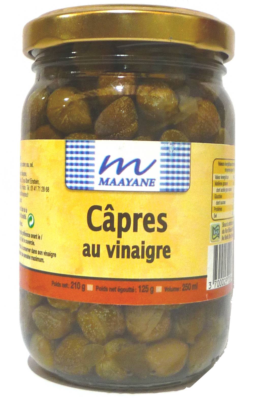 Maayane - Câpres au vinaigre