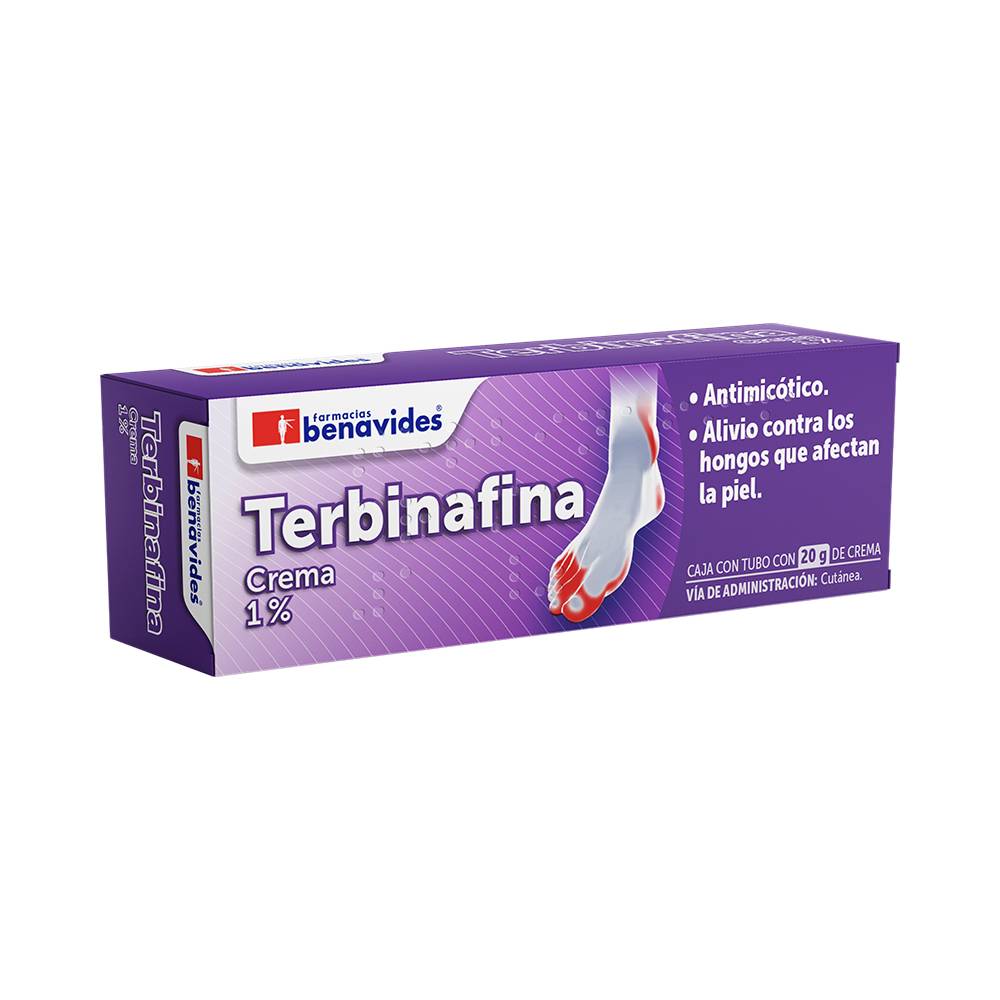 Farmacias benavides terbinafina crema 1% (20 g)
