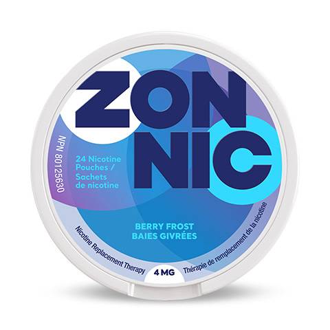 Zonnic Regular Berry Frost 4mg - 24 Nicotine Pouches