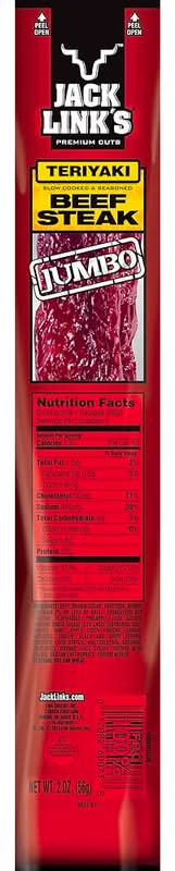 Jack Links Teriyaki Beef Steak 2oz