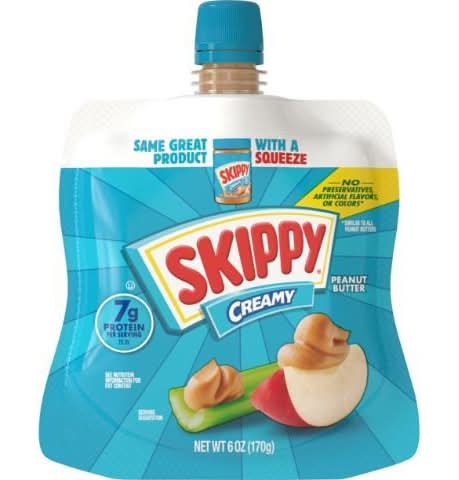 Skippy Peanut Butter Creamy Pouch 6oz