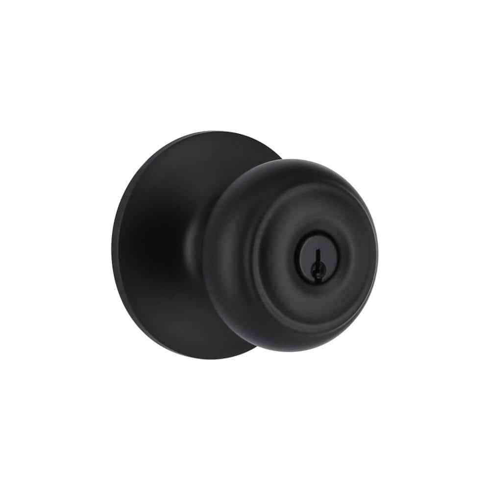 Defiant Hartford Matte Black Keyed Entry Door Knob