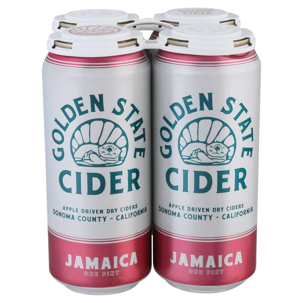 Golden State Cider Jamaica Apple Driven Dry Cider Beer (4 ct, 16 fl oz)