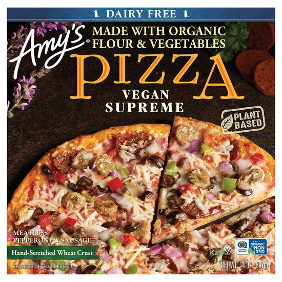 Amy's Dairy Free Vegan Supreme Pizza (14 oz)