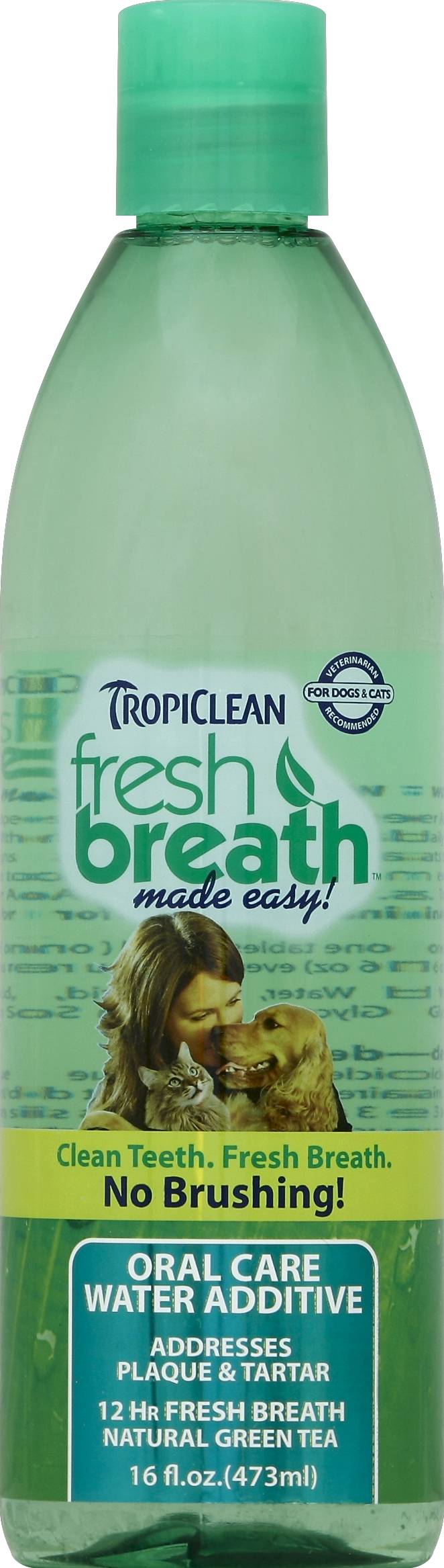 Tropiclean Fresh Breath Oral Care Water Additive For Dogs (16 fl oz)