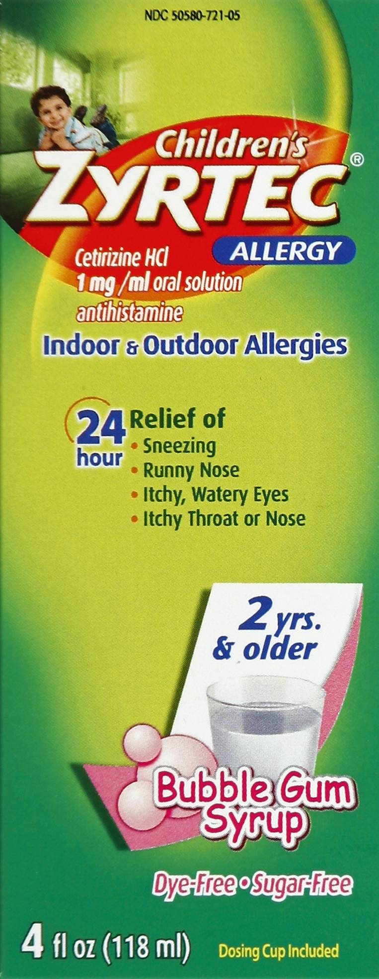 Children's Zyrtec Allergy Syrup (4 fl oz)