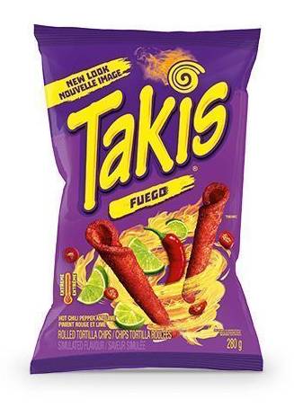 Takis Fuego Extreme Chips, Chili-Lime (280 g)