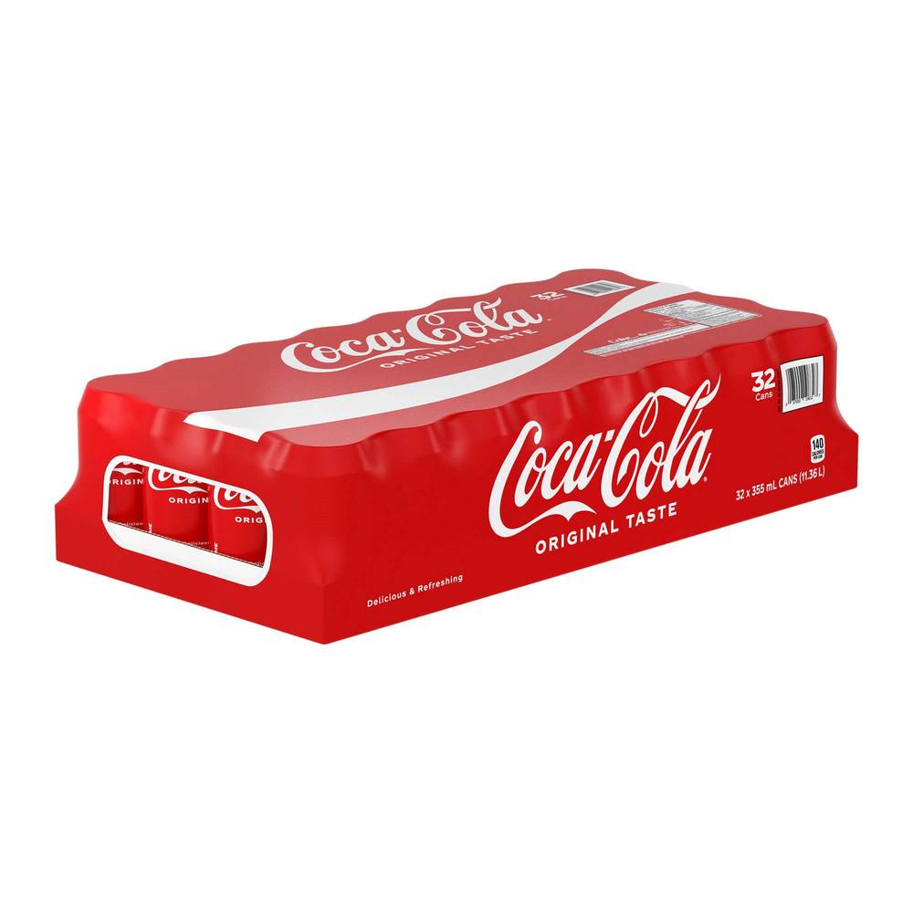 Coca-Cola Boisson gazeuse (32 unités, 355 ml)