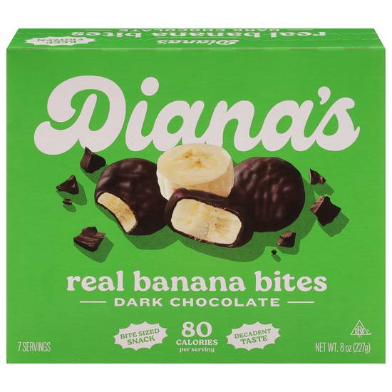 Diana's Bananas Dark Chocolate Banana Bites
