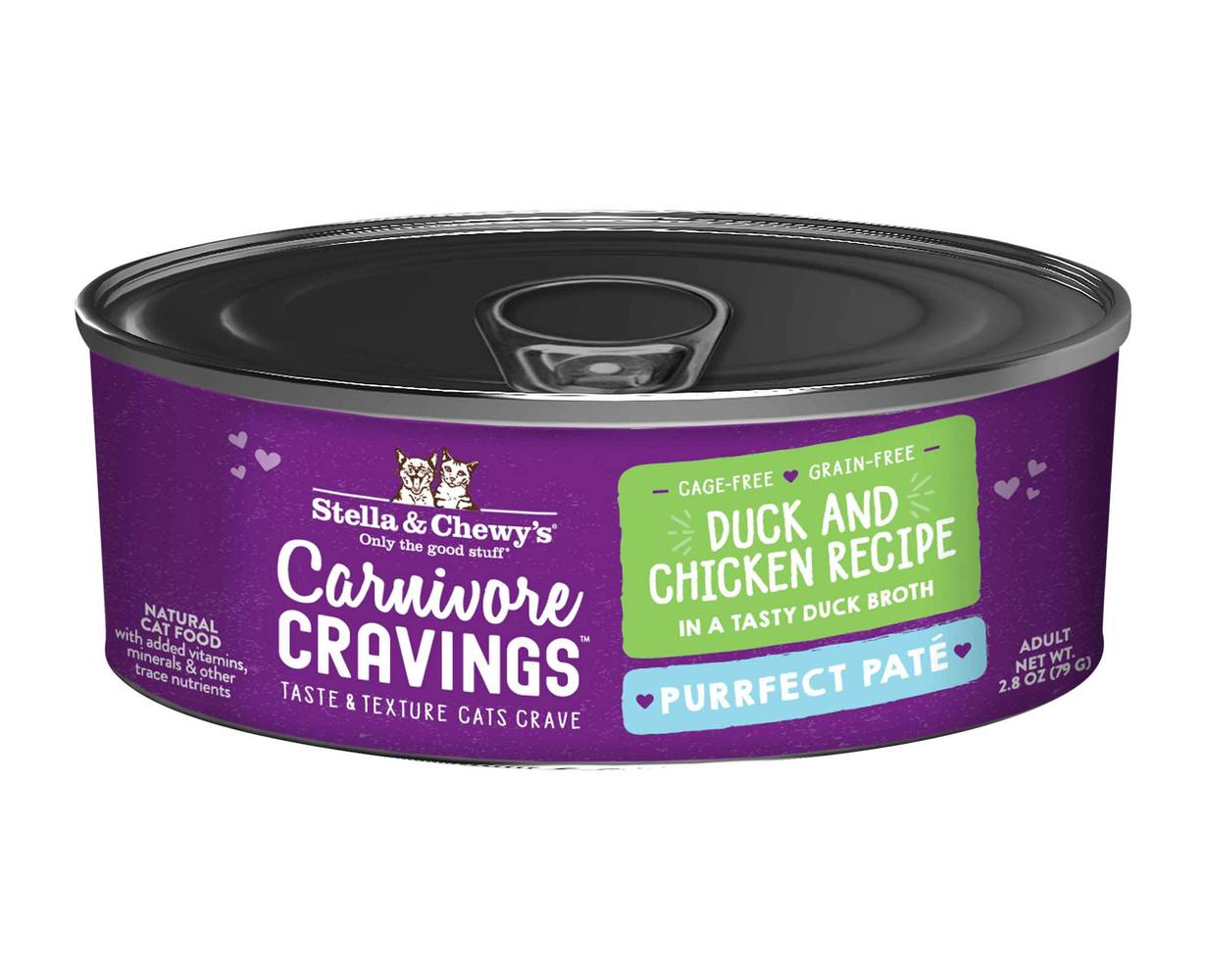 Stella & Chewy's Carnivore Cravings Broth Wet Cat Food, Chicken & Tuna (2.8 oz)