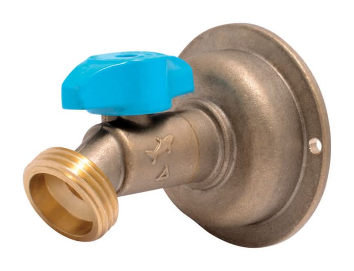 Sharkbite No Kink 1/2 In. Push-Fit X 3/4 In. Mht Anti-Siphon Brass Hose Bibb