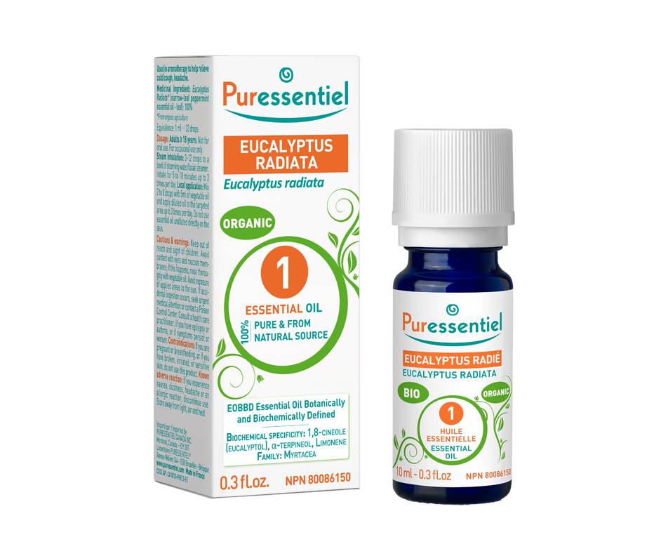 Puressentiel Bio Essential Oil, Eucalytpus Radiata (10 g)