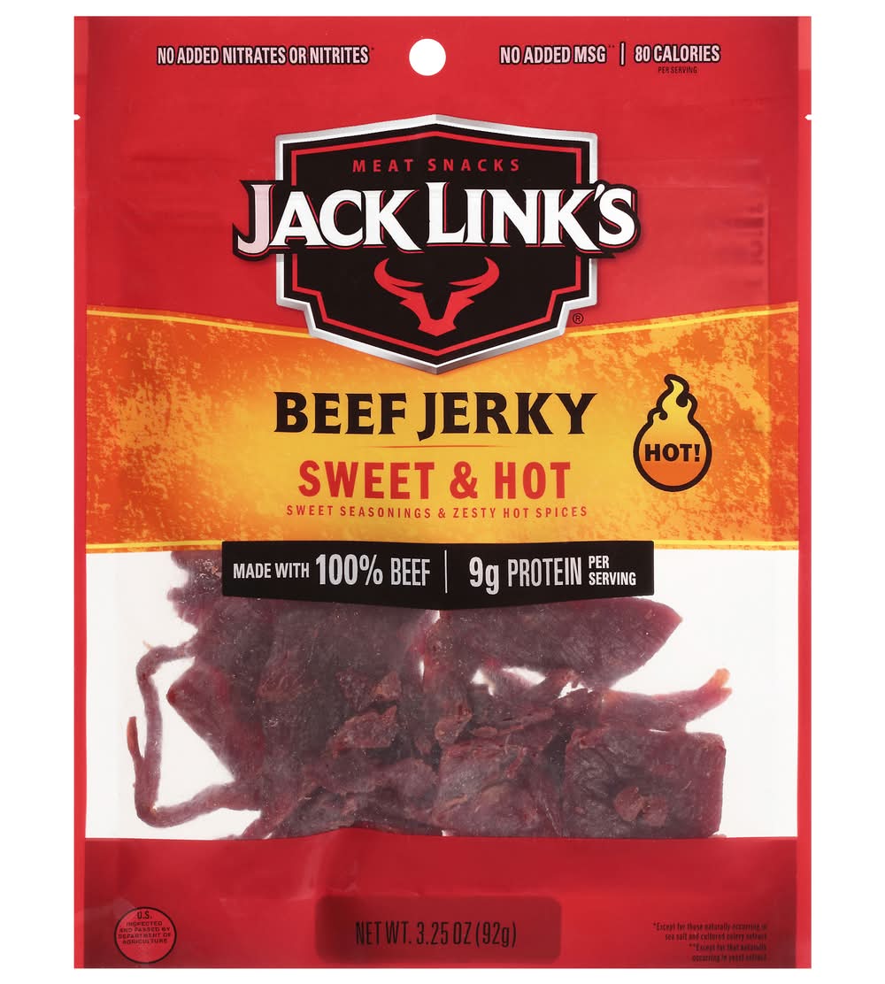 Jack Link's Beef Jerky, Sweet & Hot (3.25 oz)