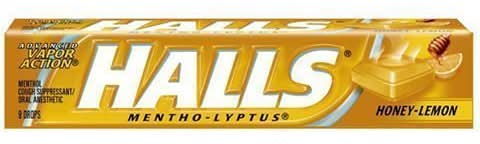 Halls Honey-Lemon Stick 9 Count