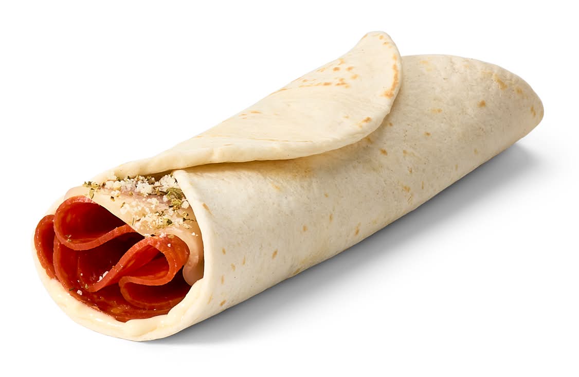 Garlic Pepperoni Snack & Go Wrap