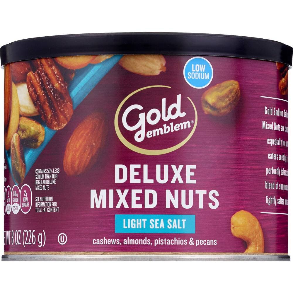 Gold Emblem Deluxe Mixed Nuts, Assorted-Lightly Salted (8 oz)