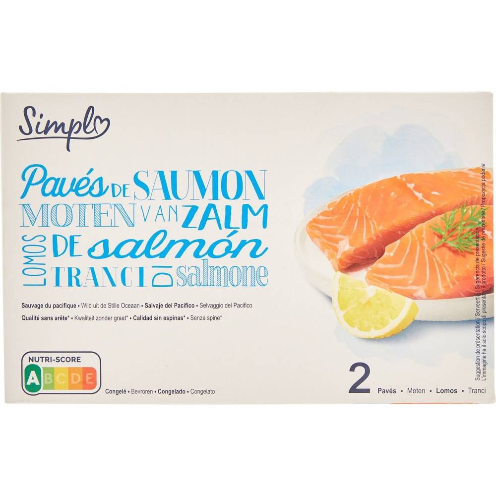 Simpl - Pavés de saumon sauvage